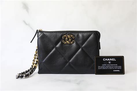 chanel wristlet pouch.